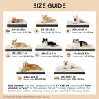 Bedsure Dog Bed Medium Size Dog - Comfy Flat Puppy Beds with Removable Washable Cover, Orthopedic Egg Crate Foam Pet Mat, Suitable for Pet up to 30 Lbs