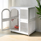 Portable Interactive Dog House Indoor Waterproof Large Dog Crate Comfortable Dog Kennel 360 ° Universal Wheel Pet Products