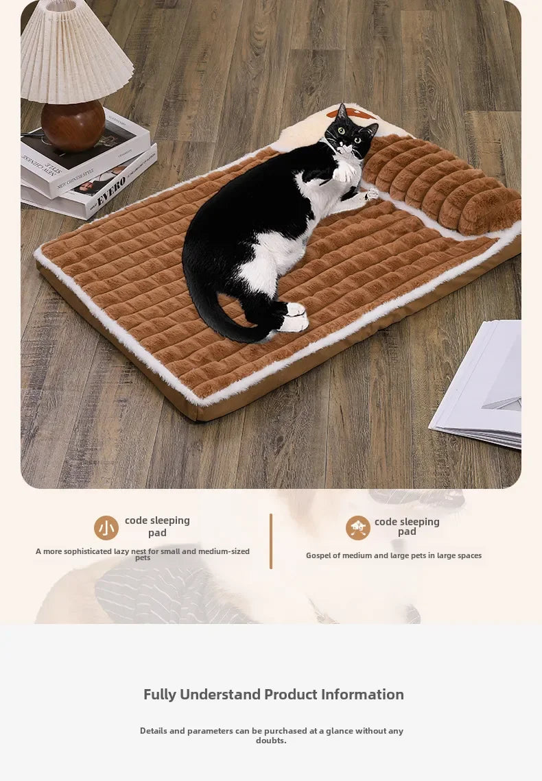 New Winter Warm Washable Removable Dog Bed Mat Pet Supplies Large Dog Bed, Cat Bed Pet Bed