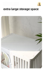 Portable Interactive Dog House Indoor Waterproof Large Dog Crate Comfortable Dog Kennel 360 ° Universal Wheel Pet Products