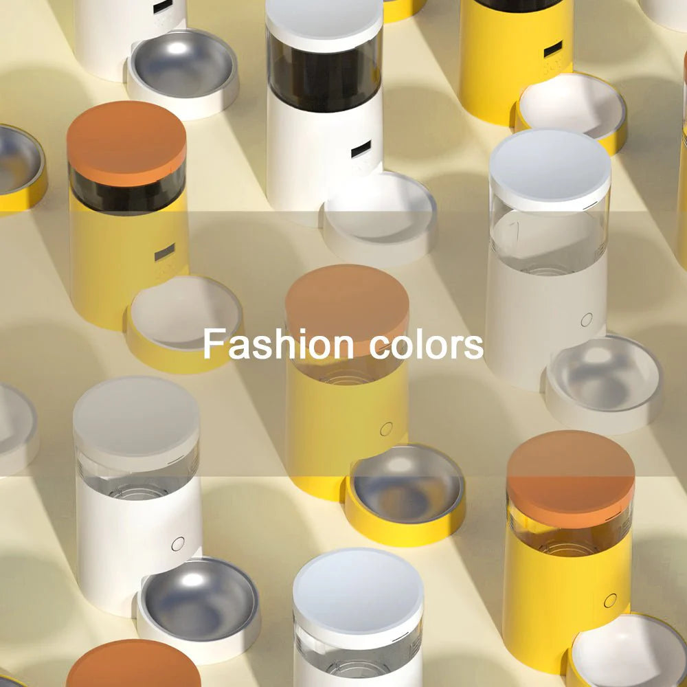 HEYBO Automatic Cat Feeder Wi-Fi Rechargeable Cats Food Dispenser with 30-Day Life